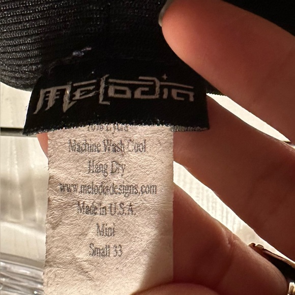 Melodia Designs Denim Pocket Flares Size Small 33” - Picture 5 of 5